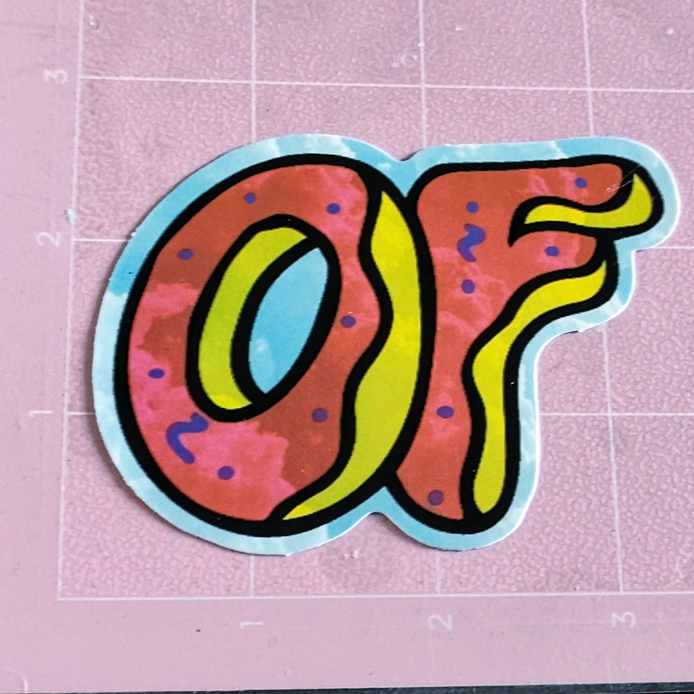 💙 Odd Future OF Simpsons Donut Luggage Car Bike Skateboard Decal Vinyl Sticker